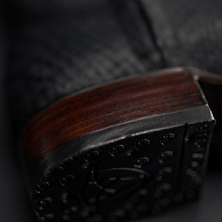 Men's Roma Frontier Exotic Original Python Zip Square Toe Boot