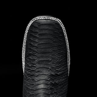 Women's Black Mamba Python Tribute  Square Toe