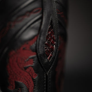 Men's 608 Snip Toe Exotic Caiman Belly Western Cowboy Boot