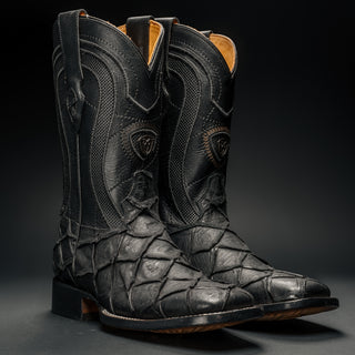 Men's Monster Fish Royal Pirarucu 4D Tribute Square Toe Boot