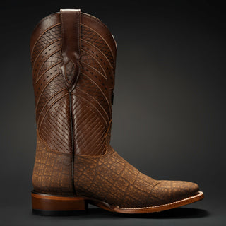 Men's Safari Elephant Tribute Square Toe Boot