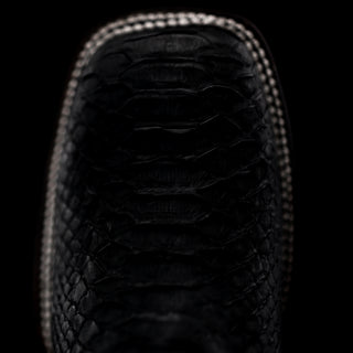 Rodeo Cartie Python Original Exotic Cowboy Western Boots Square Toe