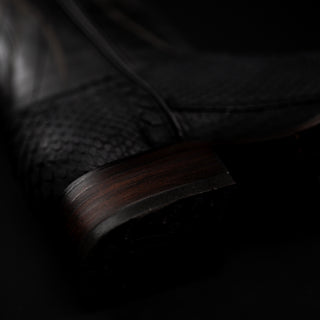 Rodeo Cartie Python Original Exotic Cowboy Western Boots Square Toe