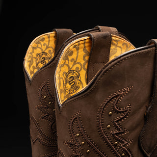 Women's Brown Mamba Python Tribute  Square Toe