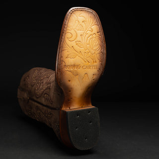 Women's Brown Mamba Python Tribute  Square Toe