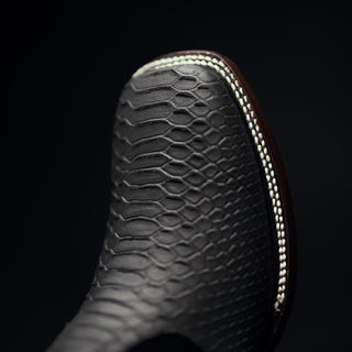 Men's MAMBA Strike Python Tribute Ankle Square Toe Boot