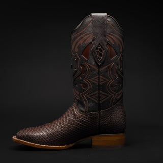 Men's MAMBA Python Tribute Square Toe Boot + Belt Combo