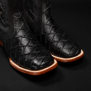 Men's Monster Fish Royal Pirarucu 4D Ankle Square Toe