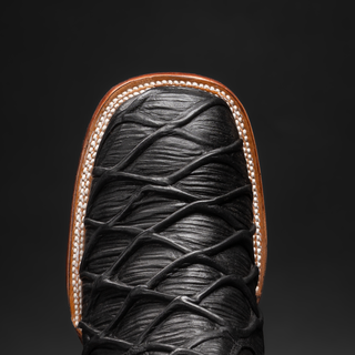 Men's Monster Fish Royal Pirarucu 4D Ankle Square Toe