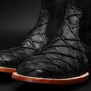 Men's Monster Fish Royal Pirarucu 4D Ankle Square Toe