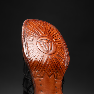 Men's Monster Fish Royal Pirarucu 4D Ankle Square Toe