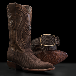 Men's Sierra Python Tribute J Toe Boot + Belt Combo