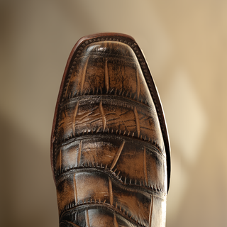 Men's American Alligator Tribute Cutter Toe Boot