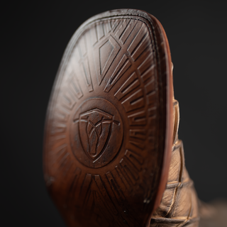 Men's Monster Fish Royal Pirarucu 4D Ankle Square Toe