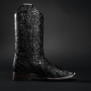 Men's 761 Exotic Original Pirarucu Monster Fish Square Toe Boot