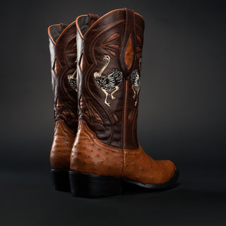 Men's 903 J Toe Original Exotic Ostrich  Boot