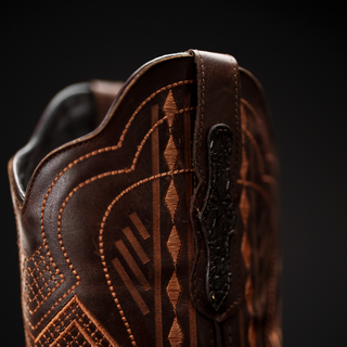 Men's Savage Crest Caiman Square Toe Boot (Hornback Edition)