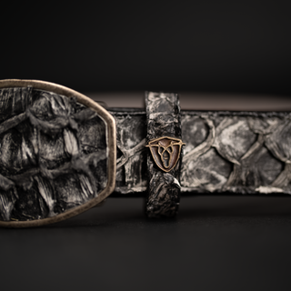 Men's 161 Belt Exotic Original Pirarucu Monster Fish