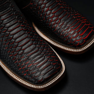 Red Venom boot and belt combo