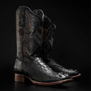 Men's Savage Crest Caiman Square Toe Boot (Hornback Edition)