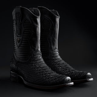 Men's Roma Frontier Exotic Original Python Zip Boot