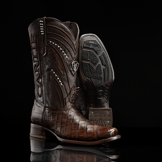 Men's American Alligator Cutter Toe Cowboy Boots