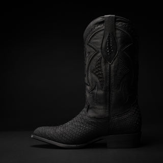 Men's J Toe Python Original Exotic Cowboy Western Boot