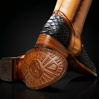 Men's Gala Python Oval Toe Cowboy Western Boot