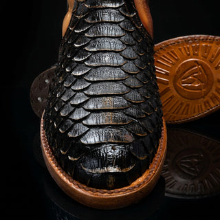 Men's Gala Python Oval Toe Cowboy Western Boot