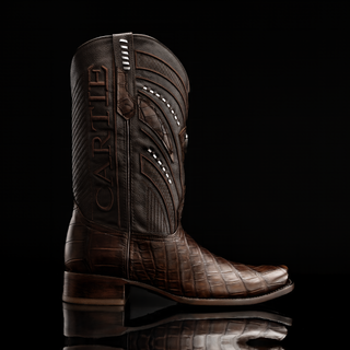 Men's American Alligator Cutter Toe Cowboy Boots