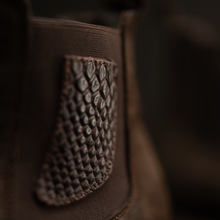 Men's MAMBA Strike Python Tribute Ankle Square Toe Boot