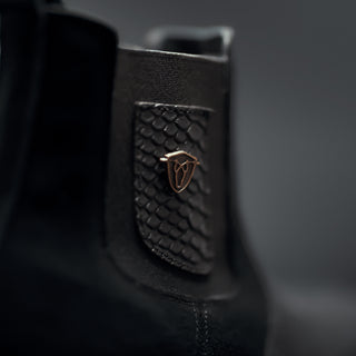 Men's MAMBA Strike Python Tribute Ankle Square Toe Boot + Belt Combo