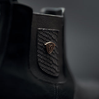Midnight boot and belt combo