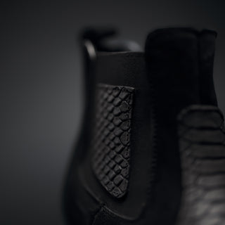 Men's MAMBA Strike Python Tribute Ankle Square Toe Boot + Belt Combo