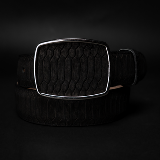 Midnight boot and belt combo
