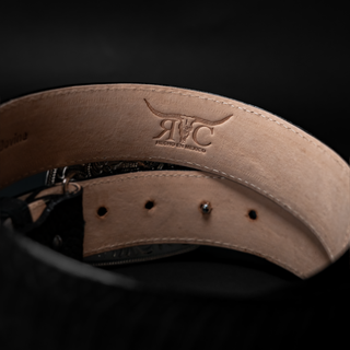Midnight boot and belt combo