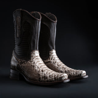 Men's Roma Frontier Exotic Original Python Zip Boot