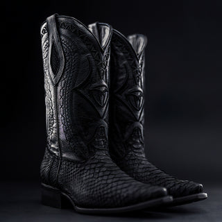 Men's Snip Toe Python Original Exotic Cowboy Western Boot