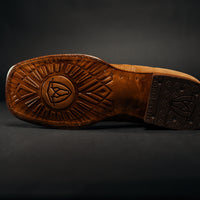 Men's Leather Tribute Lizard Cowboy Ankle Boot