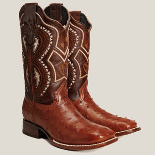 703 Square Toe Rodeo Boot Exotic Ostrich Original