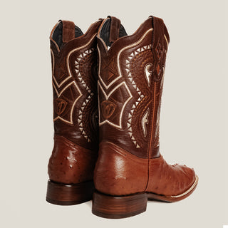 703 Square Toe Rodeo Boot Exotic Ostrich Original