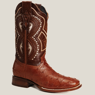 703 Square Toe Rodeo Boot Exotic Ostrich Original