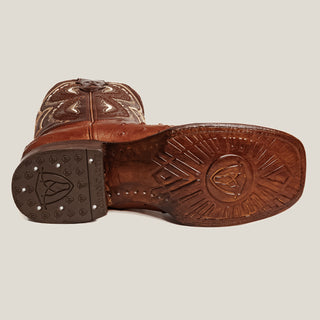 703 Square Toe Rodeo Boot Exotic Ostrich Original