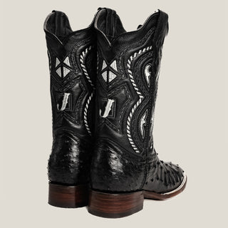 703 Square Toe Rodeo Boot Exotic Ostrich Original