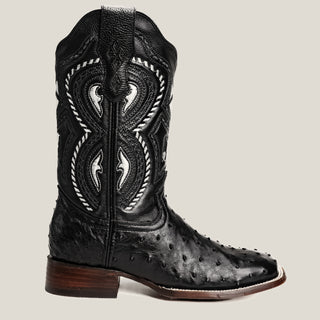 703 Square Toe Rodeo Boot Exotic Ostrich Original