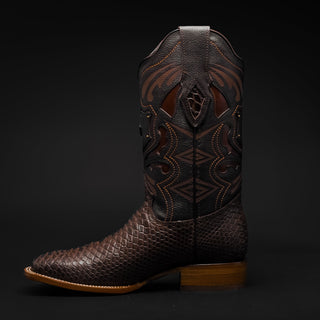 Tobacco boot and belt combo
