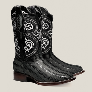 Men's 816 Cowboy Boot Square Toe Rodeo Braided