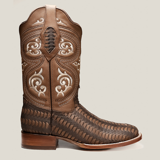 Men's 816 Cowboy Boot Square Toe Rodeo Braided