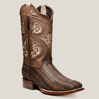 Men's 816 Cowboy Boot Square Toe Rodeo Braided