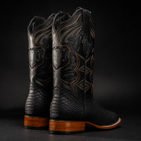 Men's MAMBA Python Tribute Square Toe Boot Midnight
